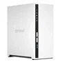 QNAP NAS TS-233 - Torre con 2 Bahías 3.5/2.5, 2GB DDR4, Procesador ARM 4-core, NPU para IA, Nube Privada y Centro Multimedia